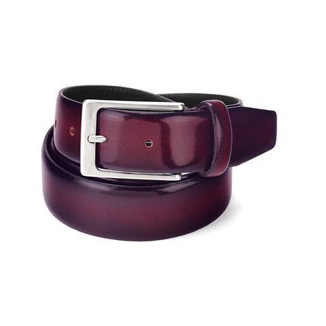 men's leather belts and gloves.